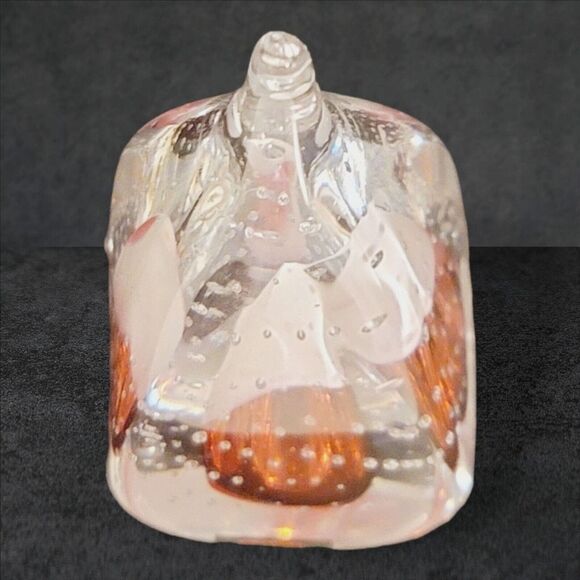 Poland 24% Lead Crystal Hersey's Kiss Shaped Paperweight Red Design - Picture 4 of 11